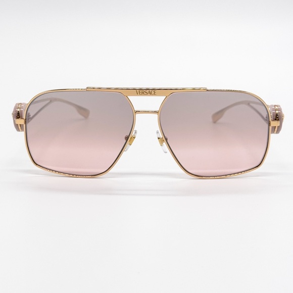 NEW VERSACE MOD 2269 1002/7E GOLD VE2269 1002/7E WOMEN SUNGLASSES VE2269 1002/7E - Picture 4 of 11